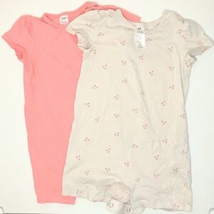 H&M Baby Organic Cotton Rompers, set of 2